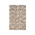 thumbnail image 1 of Floral Hanging Pocket Organizer, Ornamental Blooms and Leafy out of a Vase Vintage Vibes, Printed Polyester Storage Bag with Pockets, 14" x 20", Beige Mauve Taupe, 1 of 2
