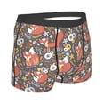 thumbnail image 3 of Balery Foxes Men's Boxer Briefs, Soft and Breathable Cotton Underwear with nylon Waistband-Small, 3 of 9