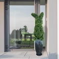 thumbnail image 2 of Simulated Easter Bunny Ground Plug Decoration Set, Mini Artificial Flowers and Trees with Rabbits for Garden, Porch, Pathway, and Spring Holiday Outdoor Decoroor Lawn Ornament for Home and Yard, 2 of 6