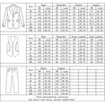 thumbnail image 5 of Cloudstyle Mens Suit Solid Color Formal Business 3-Piece Suit Wedding Slim Fit Party Jacket Vest & Pants, 5 of 5