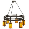 thumbnail image 5 of Meyda Tiffany 146064 Beartooth 6 Light 54" Wide Ring Chandelier - Custom / Hand Wrought, 5 of 5