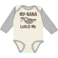 thumbnail image 3 of Inktastic My Nana Loves Me Sloth Girls Long Sleeve Baby Bodysuit, 3 of 5
