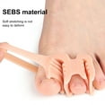 thumbnail image 3 of Shoreew 1 Pair Toe Separator with 2 Loop Orthopedic Bunion Valgus Hammertoe Corrector Pain Relief Women Men Foot Alignment Overlapping Toe Spacer Hammer Toe Straightener, 3 of 7