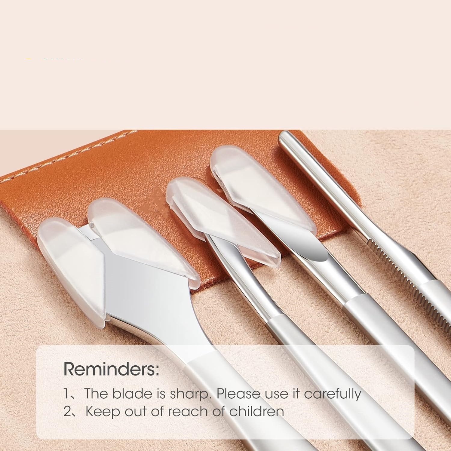 Pedicure Knife Set Professional Ingrown Toenail Clippers Foot Care Tools Stainless Steel Nail Cuticle Nippers Remover Kits (7 Pcs Set)