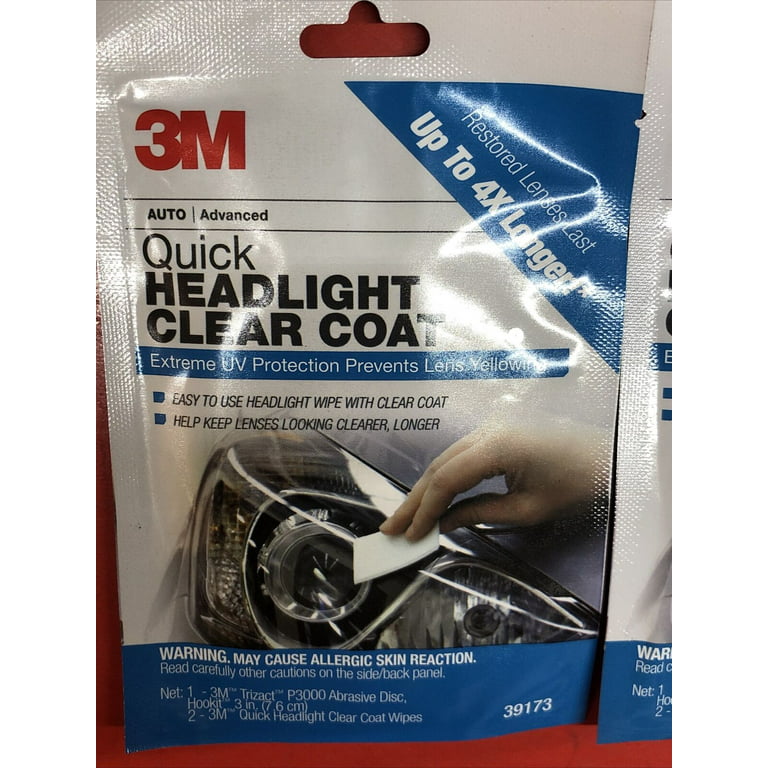 3M 39173 Quick Headlight Clear Coat (2 Pack)