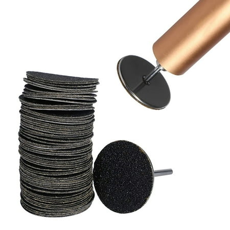 

100 PCS Replacement Sandpaper Discs Self-Adhesive Sandpaper Disk Pads for Electric Foot File Callus Remover Tool ( 120)