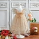 thumbnail image 3 of Vestido Tutú De Tul De Mariposa Para Bebé Niñas Patrón De Bordado De Cereza Sling De Niña 1er Cumpleaños, 3 of 4