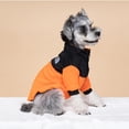 thumbnail image 4 of Ropa para mascotas, abrigo grande de invierno de marca de moda, abrigo abrigado, chaqueta polar de plumón de dos colores a prueba de viento para perros grandes, pequeños y medianos, 4 of 5