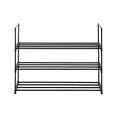thumbnail image 3 of Hassch Shoe Rack, 3-Tier Stackable Shoe Organizer for Entryway, Metal Storage Shelf for 12-15 Pairs, Black, 3 of 6