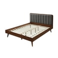 thumbnail image 3 of New Spec 5PC Rosa Queen Bedroom Set in Walnut and Gray, 3 of 6