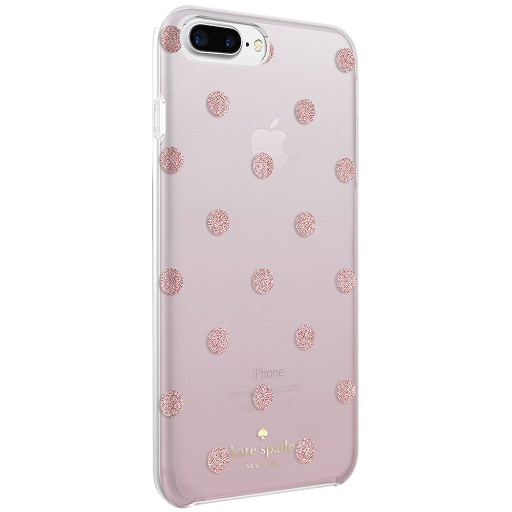 Kate Spade Hardshell Case for Apple iPhone 8 Plus Clear/Rose Gold