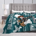thumbnail image 3 of Football City Classic Throw Blanket, Football Team Fan Gifts, Soft Fleece Flannel Throw Blanket 60"X 50" Style3, 3 of 6