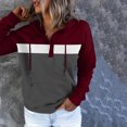 thumbnail image 3 of Vedolay T Shirts Women's Oversized Sweatshirts Turtleneck Pullover Long Sleeve Hoodies Tops, XXL, 3 of 4