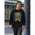 thumbnail image 2 of Vintage Cold Beer  Sweatshirt Men -Image by Shutterstock, Male Small, 2 of 4