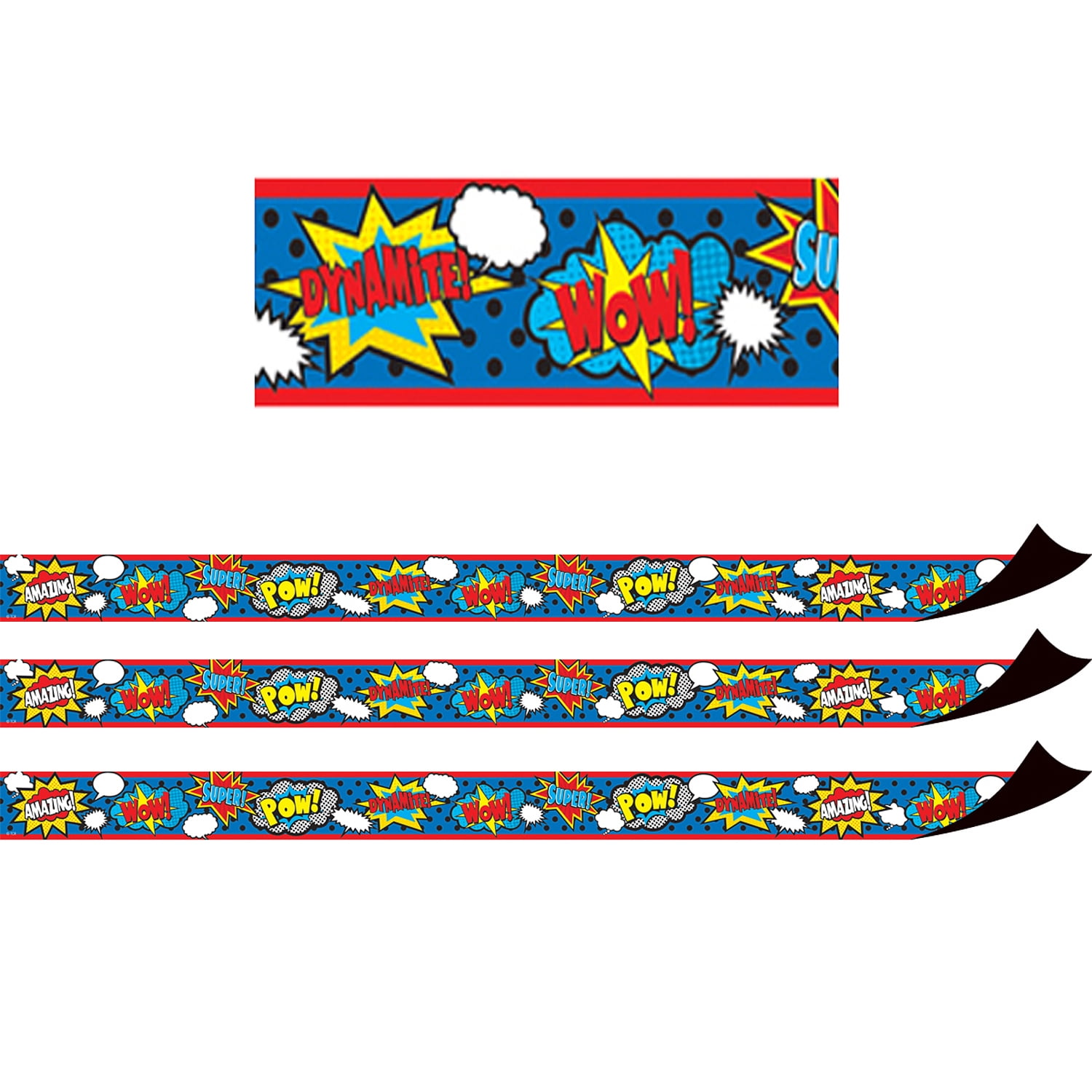 Teacher Created Resources Superhero Borders, 24 Feet Per Pack