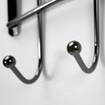 thumbnail image 2 of Wave 6 Hook Over the Door Organizing Rack, Black Onyx, 2 of 5