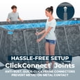 thumbnail image 6 of Bestway APX 365 31’4"x16'x52” Metal Frame Above Ground Pool w/ Sand Pump & Accessories, 6 of 13