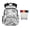 Ball Design, variant on Color Your Own Backpack for Girls Boys DIY Coloring Ball School Backpacks Color Your Own Book Bag Personalized Doodle Schoolbag with 8 Fabric Markers