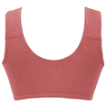 thumbnail image 3 of BIMEI Mastectomy Bra Front Snap Closure with Pocket Adjustable Soft Daily Plus Bras for Women,Red,36, 3 of 5
