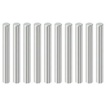 Uxcell 10 Pcs 8 mm x 65 mm Dowel Pins, 316L Stainless Steel Cylindrical Dowel Pins Shelf Support Peg Pin Rod Fasten Elements Metal Shelf Pegs Silver Tone
