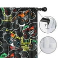 thumbnail image 4 of Blackout Kids Curtains,Monster Cartoon Trucks Cars Pattern Childrens Insulated Curtains Set Of 2,Bedroom Essentials,Toddler Room Decor 52"x84"(132x213cm), 4 of 4
