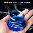 thumbnail image 3 of Soumake Car Air Freshener Solar Powered Double Rings Suspension Long Lasting Fragrance Deodorant Auto Aromatherapy Diffuser Ornament Interior Accessories, 3 of 7