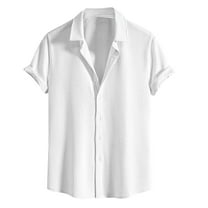 Awdenio Mens T-shirts Slim Fit Short Sleeve Breathable Button Down Golf Shirts Soft Tops