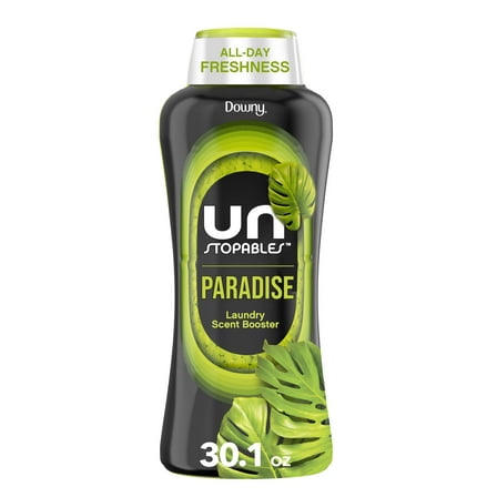 Downy Unstopables In-Wash Scent Booster Laundry Beads, Paradise Scent, 30.1 oz