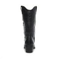 thumbnail image 5 of Steve Madden Hayward Leather Block Heel Round Toe Western Boots Black Leather (10, Black Leather), 5 of 6