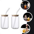 thumbnail image 4 of CIMAXIC Cold Cola Cups with Lids and Straws Heat Resistant Cups for Home Use Assorted Color,2.36"X2.36"X4.72", 4 of 5