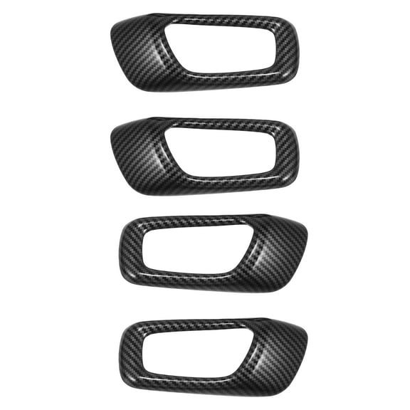 4pcs for Honda Civic 11th 2022 Inner Door Handle Cover Trim Interior Handles Bezel Front Rear Door Carbon Fiber Pattern