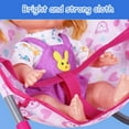 thumbnail image 5 of LIANGXR Portable Foldable Designs Crib Bed Dollhouses Accessory for 9 Reborns Dolls With Sturdy Frame and Soft Bedding, 5 of 9