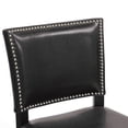thumbnail image 3 of Atlin Designs 30" Faux Leather Bar Stool in Black (Set of 2), 3 of 3