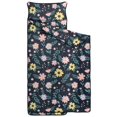thumbnail image 2 of Pioneer Flower Floral Print Pattern Teens Toddler Nap Mat with Pillow, Sleeping Mat Bag for Preschool Daycare 59"x22", 2 of 6