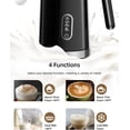thumbnail image 4 of Milk Frother Electric, Coffee Frother, Warm and Cold Milk Foamer, 4 in 1 Automatic Milk Warmer Stainless Steel with Touch Screen, Frother for Coffee, Latte, Hot Chocolate, 4 of 8