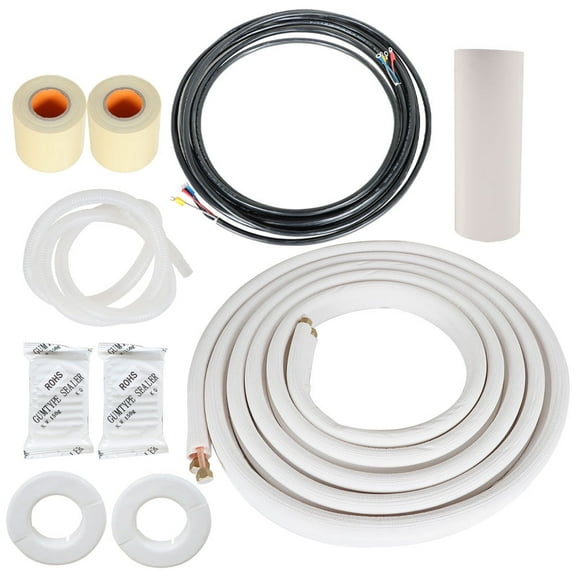 labwork 3/8"-5/8" Dia. 25 Feet Install Kit For Mini Split Heat Pump Systems New