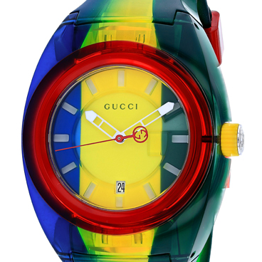 Gucci Unisex Sync Rubber Grey 46mm 
