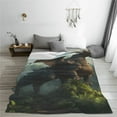 thumbnail image 5 of Zufioo Forest Stone-Colored Dragon Fleece Blanket Queen Size,Plush Bed Blanket,Ultra Soft Throw Blanket,Plush Fuzzy Cozy Blanket Perfect for Bed,Couch-60"x50", 5 of 7