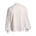 thumbnail image 3 of Camisa Masculina Bbalizko Pirata Estilo Vampiro Renacentista Victoriano Steampunk Gótico Blanco, 3 of 3