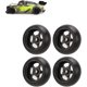 thumbnail image 4 of 26-27 RC Drift Tire, for 128 Remote Control Car, Hard Plastic Tyres, Aluminum Alloy Wheel Rims, 5 Pointed, 4 of 5