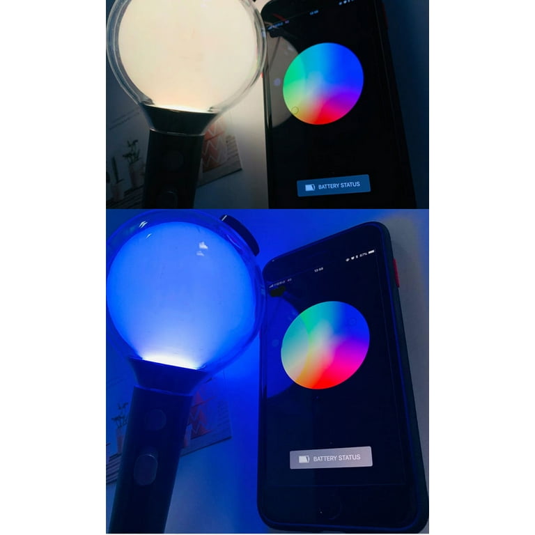 Kpop Army Bomb Ver.4 Light Stick Special Edition SE Map of The Soul Ver.3 Limited Concert Lightstick Bluetooth-compatible, Men's, Size: 195.2