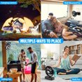 thumbnail image 2 of Portable Camping Fan with LED Lantern – Rechargeable Battery Operated Fan with Hanging Hook, 40H Work Time, for Tent, Car, RV, Hurricane, Emergency, Survival Kit, 2 of 7
