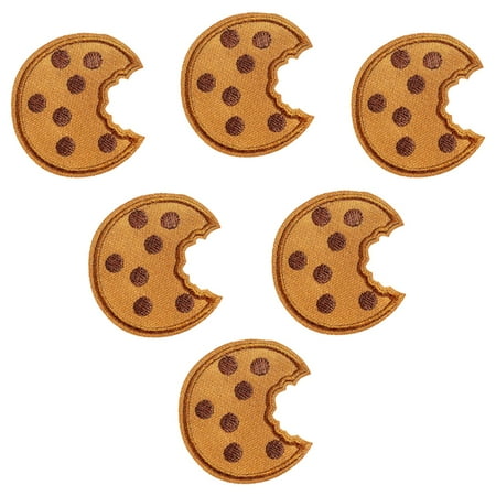 YoaNJYGR Friendly Stickers Alphabet Stickers for Stickers for Sneaker Stickers Sticker Lot Ironing On Patch 5PCS Cookies Embroidered Fabric Sticker Decorative Patch Embroidered