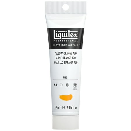 UPC: 0094376922011 | Liquitex Professional Heavy Body Acrylic Color  2 oz. Tube  Yellow Orange Azo