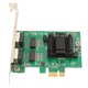 thumbnail image 4 of TXA108 82571 Tarjeta de red Gigabit de 2 puertos RJ45 PCI Ex1 a 2 RJ45 Tarjeta de red de servidor de 10/100/1000 Mbps para PC de escritorio, 4 of 10