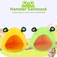 thumbnail image 2 of Creative Frog Shape Hamster Bed Large Space Mini Sleeping House - Fun and Comfortable Resting Spot, 2 of 8