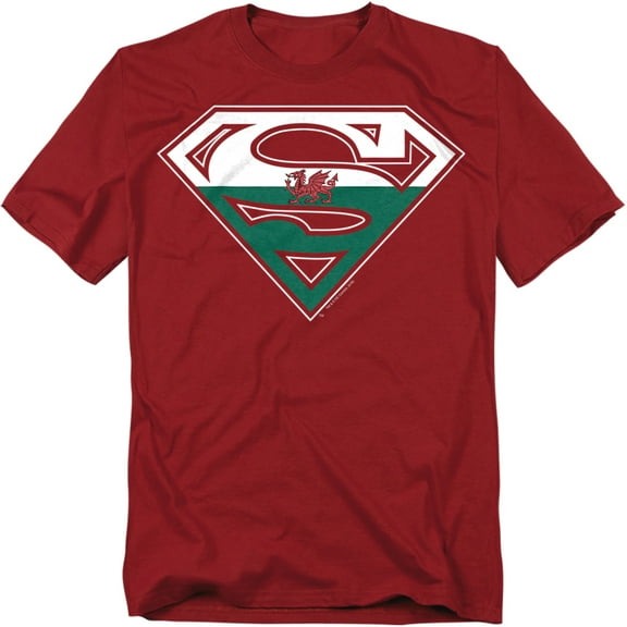 Superman T-Shirt Welsh Shield Unisex Graphic Tee For Men & Women