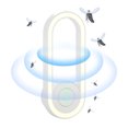 thumbnail image 1 of Lámpara eléctrica para mosquitos, enchufe para lámpara eléctrica para mosquitos, repelente ultrasónico de plagas, lámpara nocturna para matar mosquitos, lámpara para insectos, artesanía excepcional, 1 of 8