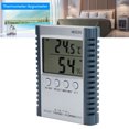 thumbnail image 4 of Medidor De Temperatura Y Humedad, Práctico Termómetro Higrómetro, ABS Para Dormitorio, 4 of 8
