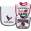 NFL Houston Texans Baby Accessory Set, 2 Bibs and 1 Burp Cloth, 3-Piece